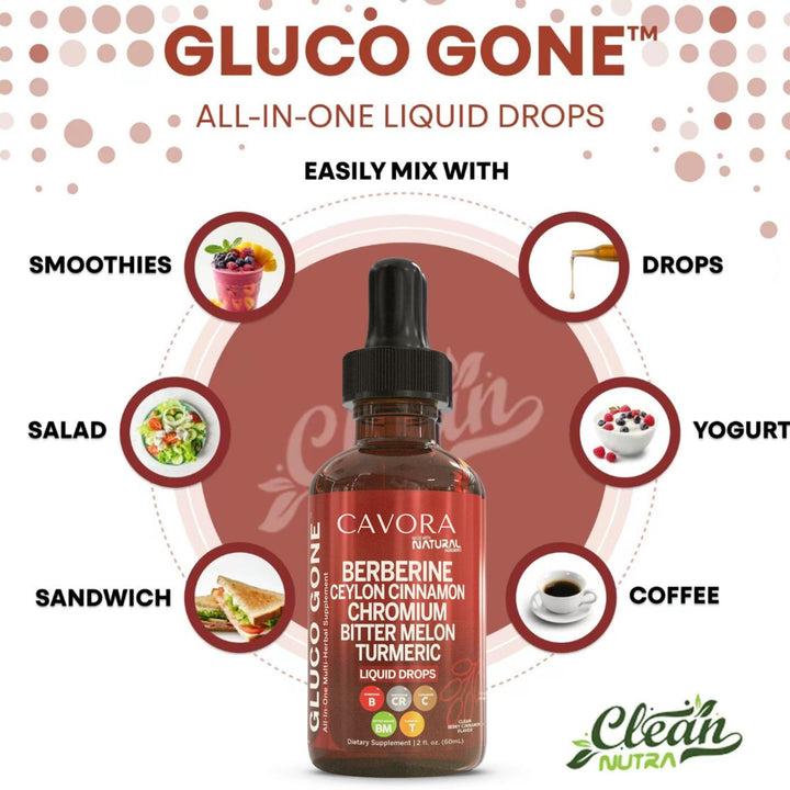 Cavora® Ceylon Cinnamon Berberine Liquid Drops