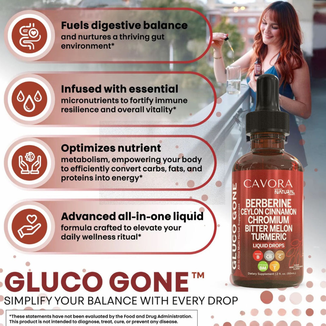 Cavora® Ceylon Cinnamon Berberine Liquid Drops