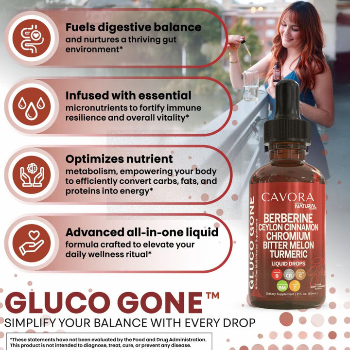 Cavora® Ceylon Cinnamon Berberine Liquid Drops