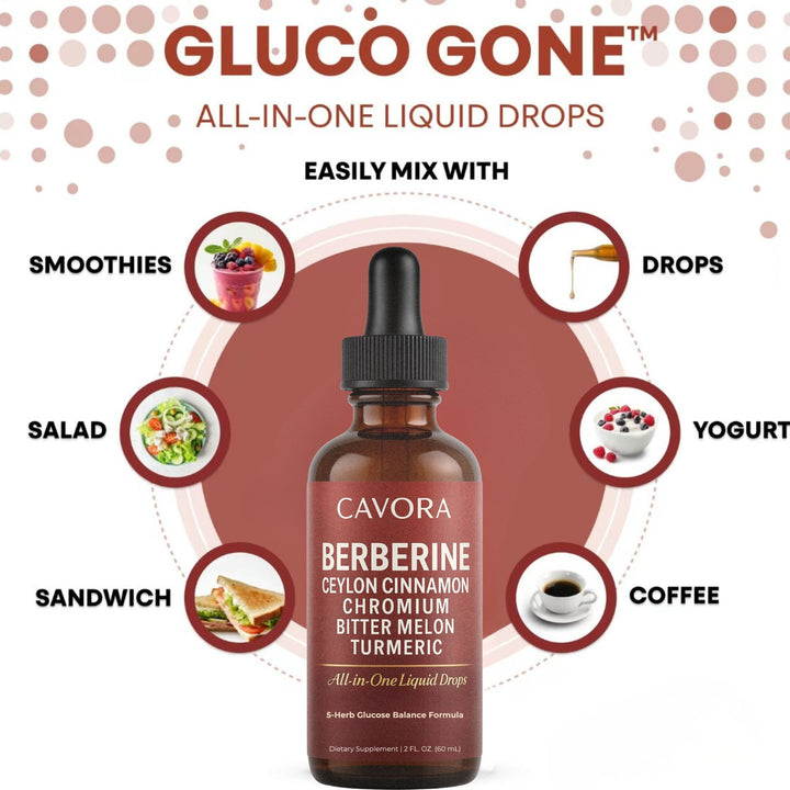 Cavora® Ceylon Cinnamon Berberine Liquid Drops
